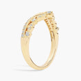 Load image into Gallery viewer, Regal Curved Moissanite Wedding Band
