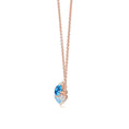 Round Lab-Grown Multi-Gemstone Cluster with Moissanite Accents Pendant Necklace