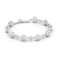 Round Moissanite Bezel Tennis Bracelet
