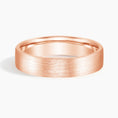 5 mm Rounded Interior Flat Matte Men’s Wedding Band