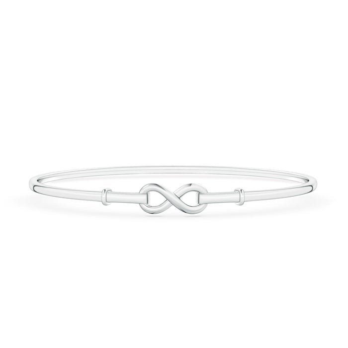 Sculpted Infinity Centre Bangle Bracelet