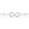 Sculpted Infinity Centre Bangle Bracelet