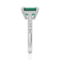 Load image into Gallery viewer, Silver_Lab_Grown_Emerald_Engagement_Ring_With_Hidden_Halo_3
