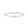 Soft Curved Moissanite Nesting Wedding Band - 1.8 mm