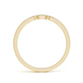 Soft Curved Moissanite Nesting Wedding Band - 1.8 mm
