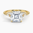 Load image into Gallery viewer, The Radiant Asscher Cut Moissanite Engagement Ring
