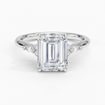 Load image into Gallery viewer, The Radiant Emerald Cut Moissanite Engagement Ring
