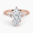 Load image into Gallery viewer, The Radiant Marquise Cut Moissanite Engagement Ring

