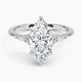 Load image into Gallery viewer, The Radiant Marquise Cut Moissanite Engagement Ring
