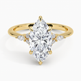 Load image into Gallery viewer, The Radiant Marquise Cut Moissanite Engagement Ring
