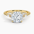 Load image into Gallery viewer, The Radiant Cushion Cut Moissanite Engagement Ring
