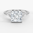 Load image into Gallery viewer, The Radiant Princess Cut Moissanite Engagement Ring
