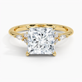 Load image into Gallery viewer, The Radiant Princess Cut Moissanite Engagement Ring
