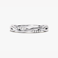 Twisted Vine Moissanite Wedding Band -2.7 mm
