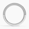 6.0 mm U-Shape Pavé Moissanite Men’s Wedding Band