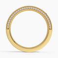 6.0 mm U-Shape Pavé Moissanite Men’s Wedding Band