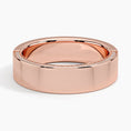 6.0 mm U-Shape Pavé Moissanite Men’s Wedding Band