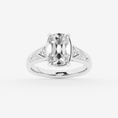 Valen Elongated Cushion Cut Vintage Moissanite Engagement Ring