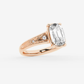 Valen Elongated Cushion Cut Vintage Moissanite Engagement Ring