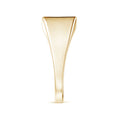 Vertical Pavé Moissanite Rectangular Men’s Signet Ring