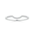 Wave Contour Moissanite Wedding Band - 1.6 mm