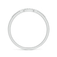 Wave Contour Moissanite Wedding Band - 1.6 mm