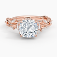 Load image into Gallery viewer, Whispering Vines Cushion Cut Moissanite Engagement Ring

