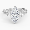 Load image into Gallery viewer, Whispering Vines Marquise Cut Moissanite Engagement Ring
