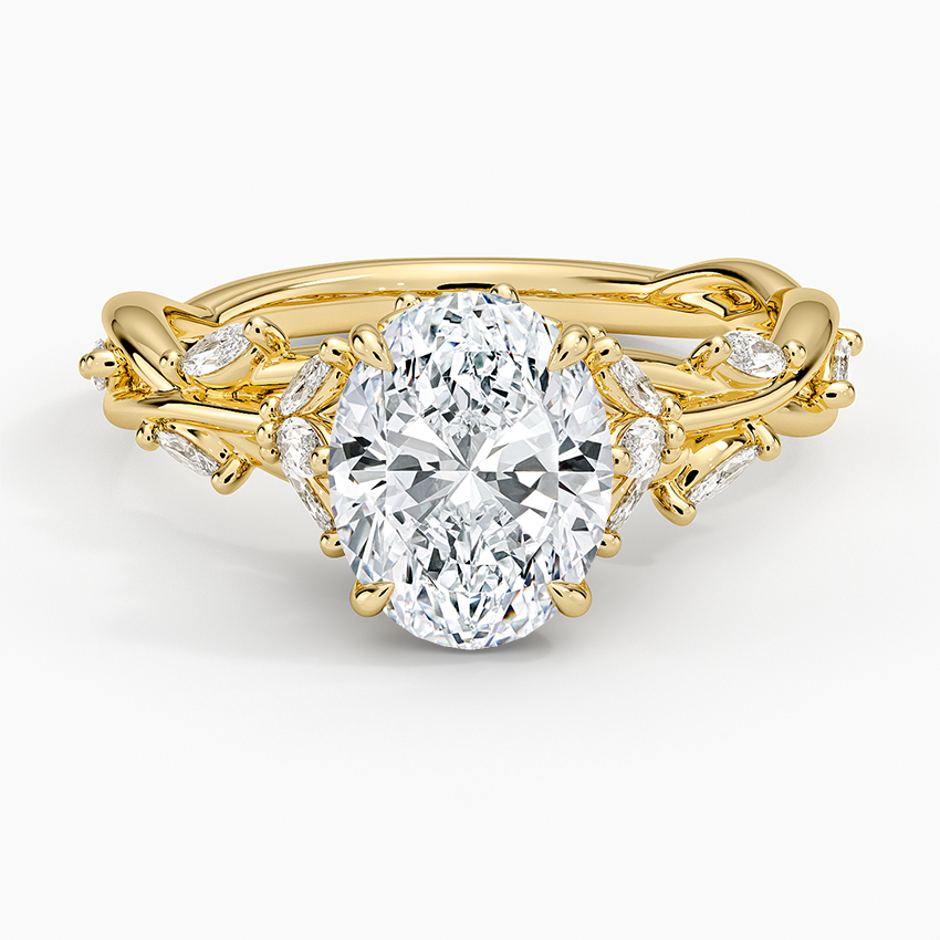 Deposit - Whispering Vines Oval Cut Lab Grown Gemstone Engagement Ring - 2.5CT