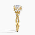 Deposit - Whispering Vines Oval Cut Lab Grown Gemstone Engagement Ring - 2.5CT