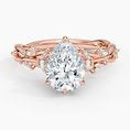 Load image into Gallery viewer, Whispering Vines Pear Cut Moissanite Engagement Ring
