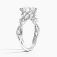 Load image into Gallery viewer, Whispering Vines Pear Cut Moissanite Engagement Ring
