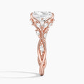 Load image into Gallery viewer, Whispering Vines Radiant Cut Moissanite Engagement Ring
