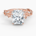Load image into Gallery viewer, Whispering Vines Radiant Cut Moissanite Engagement Ring

