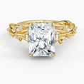 Load image into Gallery viewer, Whispering Vines Radiant Cut Moissanite Engagement Ring
