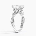 Load image into Gallery viewer, Whispering Vines Radiant Cut Moissanite Engagement Ring
