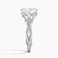 Load image into Gallery viewer, Whispering Vines Radiant Cut Moissanite Engagement Ring
