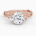 Load image into Gallery viewer, Whispering Vines Round Cut Moissanite Engagement Ring
