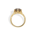 Custom Ring-Old Mine Cushion Cut Moissanite Engagement Ring-2.5CT