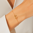 Load image into Gallery viewer, Double Heart with Round Cut Moissanite Bracelet
