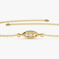 Load image into Gallery viewer, Eye of Truth Round Cut Moissanite Bracelet
