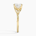 Load image into Gallery viewer, Oval Cut Floral-Inspired Engagement Ring
