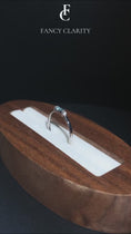 Fancy Baguette Cut Aquamarine Promise Ring–1.2 mm