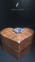Round Cut Split-Shank Moissanite Engagement Ring