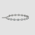 Bezel-Set Round Moissanite Tennis Bracelet