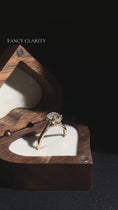 Round Cut Hidden Halo Moissanite Engagement Ring