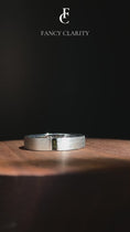 Matte Finish Green Tourmaline Wedding Band-4.5 mm