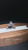 Whispering Vines Marquise Cut Moissanite Engagement Ring