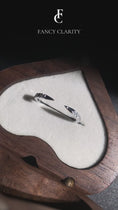 Pavé Moissanite Claw Stacking Open Ring-1.5 mm