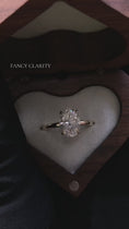 4-Prong Solitaire Oval Cut Moissanite Engagement Ring
